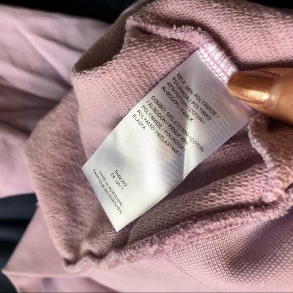 Tibi Sculpted Sleeve Sweatshirt in Lavender - Picture 4 of 4